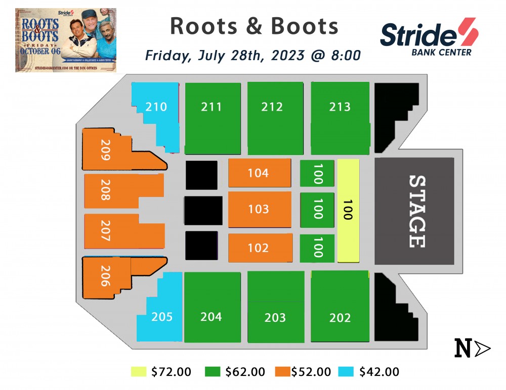 Stride Bank Center Seating Chart Stride Bank Center